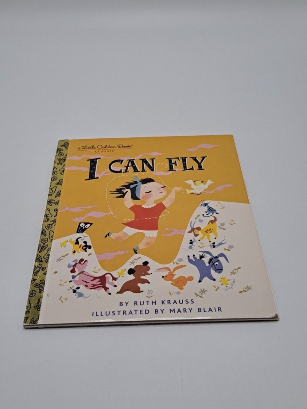 "I Can Fly" Little Golden Book By Ruth Krauss Illustrated By Mary Blair Used
